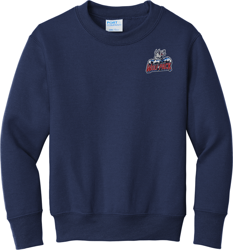 Hartford Jr. Wolfpack Youth Core Fleece Crewneck Sweatshirt