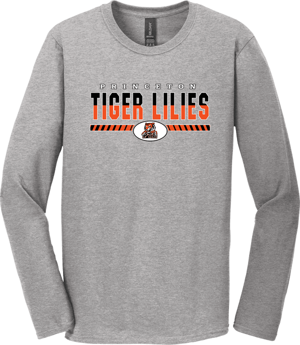 Princeton Tiger Lilies Softstyle Long Sleeve T-Shirt