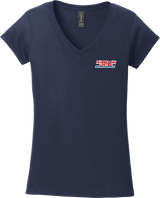 Mass Conn United Softstyle Ladies Fit V-Neck T-Shirt