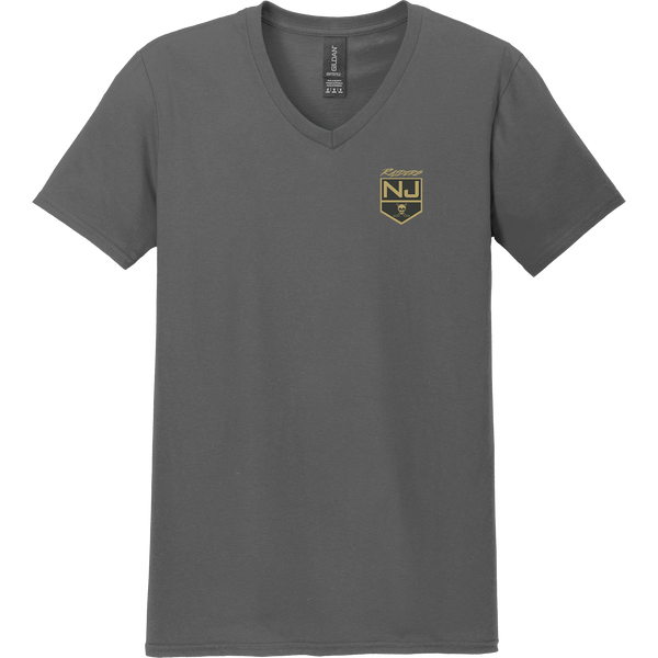 NJ Raiders Softstyle V-Neck T-Shirt