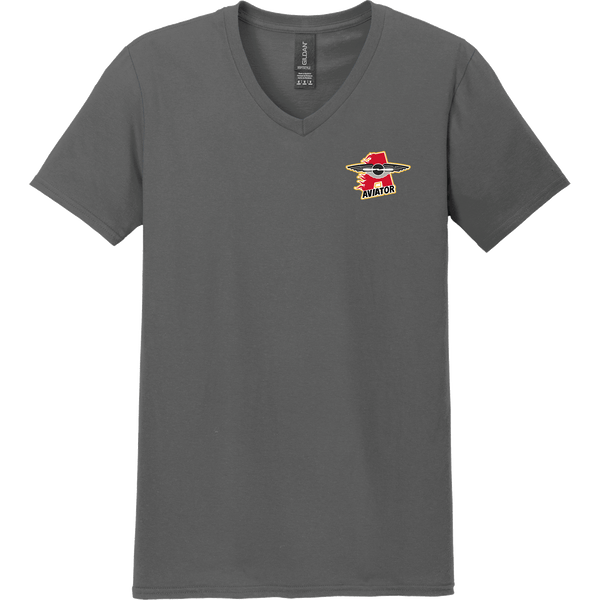 NY Aviators Softstyle V-Neck T-Shirt