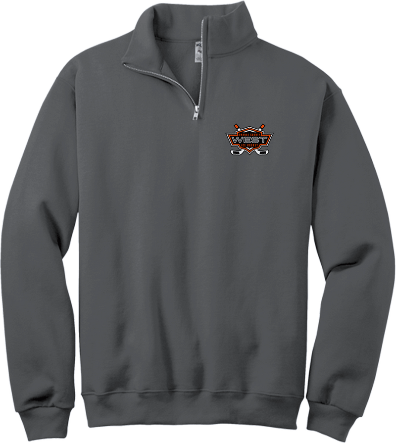 Orange County West NuBlend 1/4-Zip Cadet Collar Sweatshirt