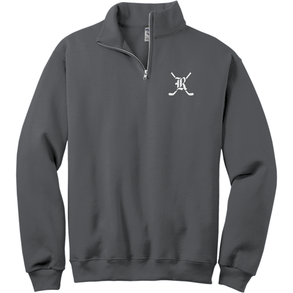 Randolph Middle School NuBlend 1/4-Zip Cadet Collar Sweatshirt