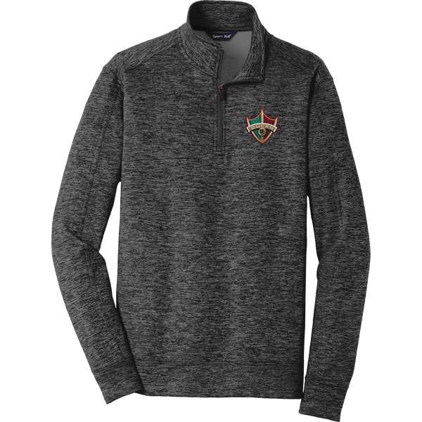 Delaware Ducks PosiCharge Electric Heather Fleece 1/4-Zip Pullover