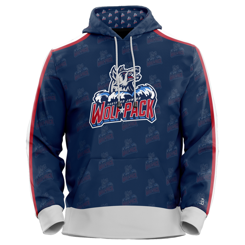 Hartford Jr. Wolfpack Girls Adult Sublimated Hoodie