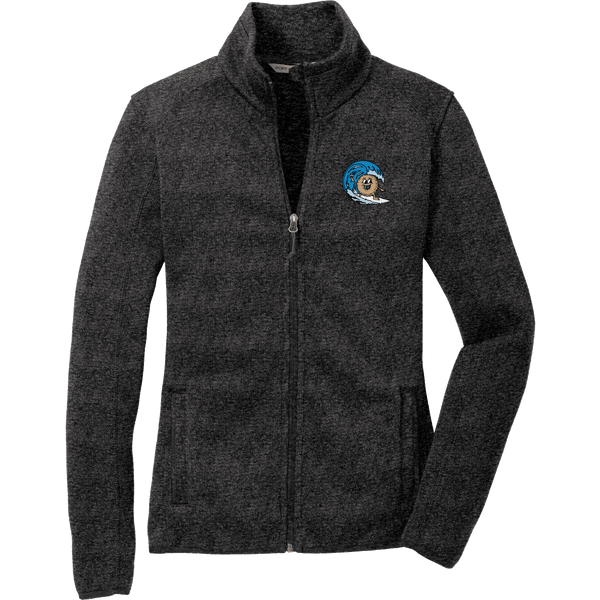 BagelEddi's Ladies Sweater Fleece Jacket