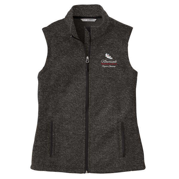 Navesink Figure Skating Ladies Sweater Fleece Vest