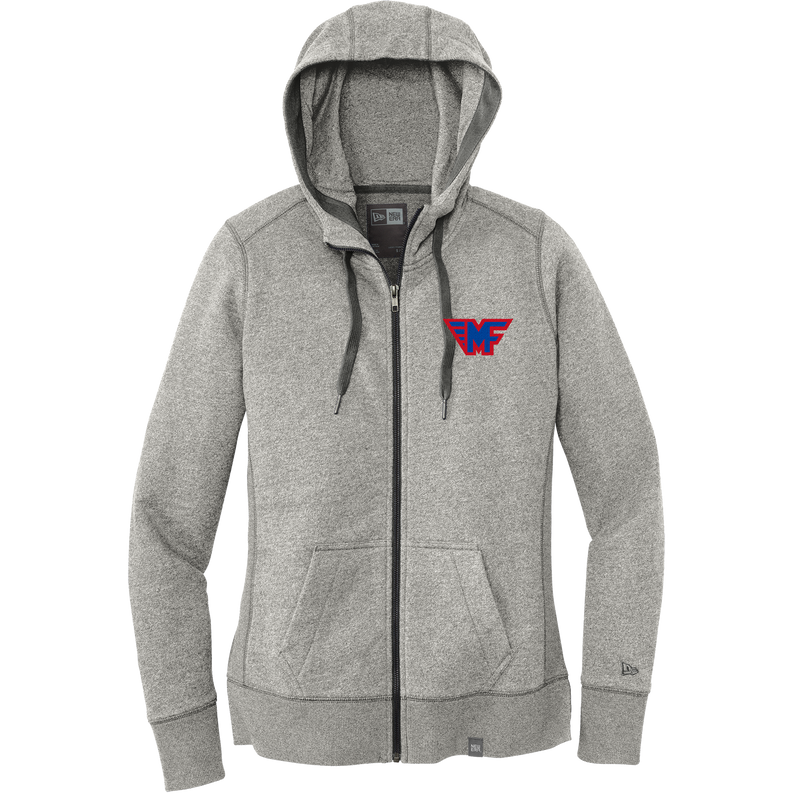 Mid-Fairfield New Era Ladies French Terry Full-Zip Hoodie