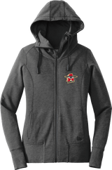 NY Aviators New Era Ladies Tri-Blend Fleece Full-Zip Hoodie