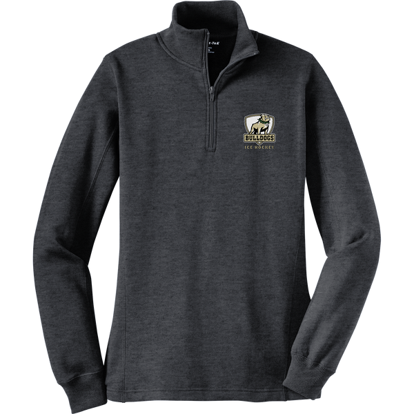 HVM Bulldogs Ladies 1/4-Zip Sweatshirt