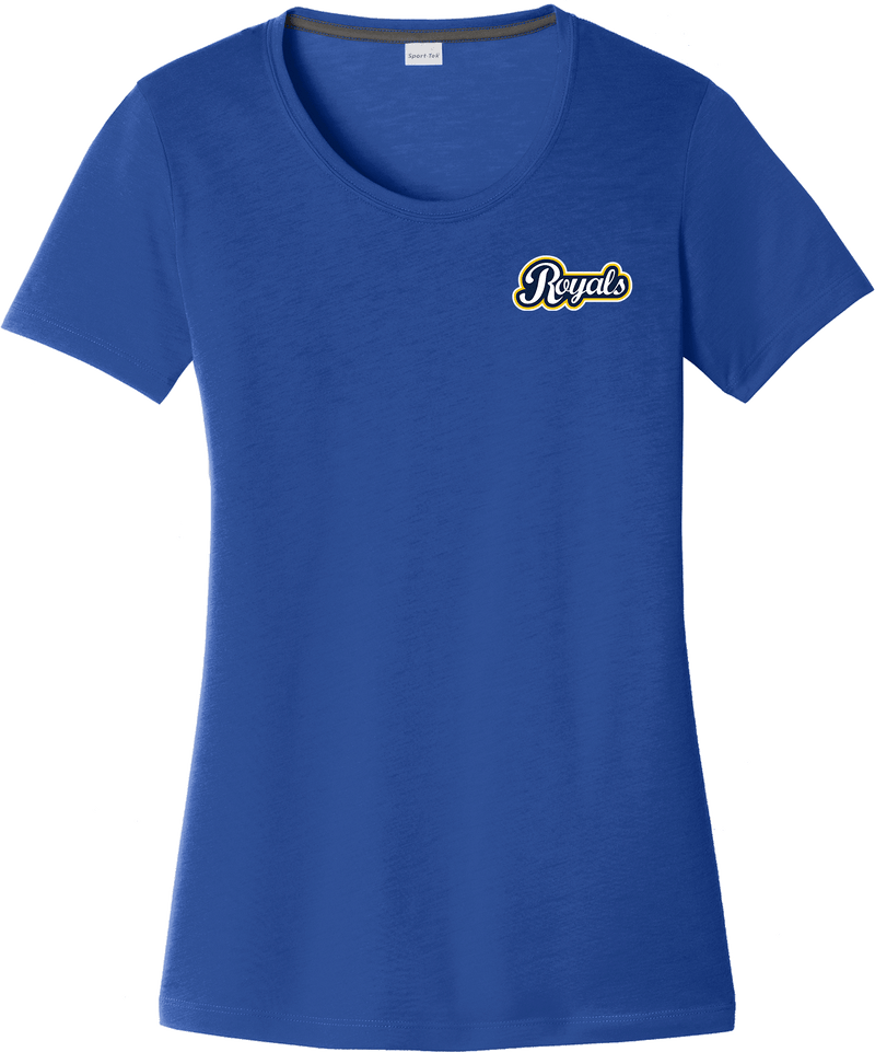 Royals Hockey Club Ladies PosiCharge Competitor Cotton Touch Scoop Neck Tee