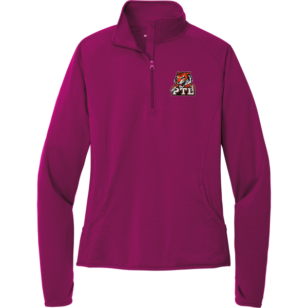 Princeton Tiger Lilies Ladies Sport-Wick Stretch 1/4-Zip Pullover