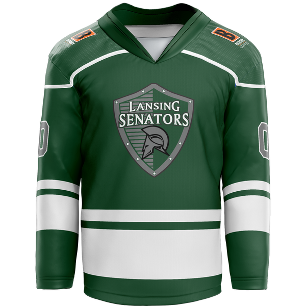 Lansing Senators Adult Player Reversible Sublimated Jersey