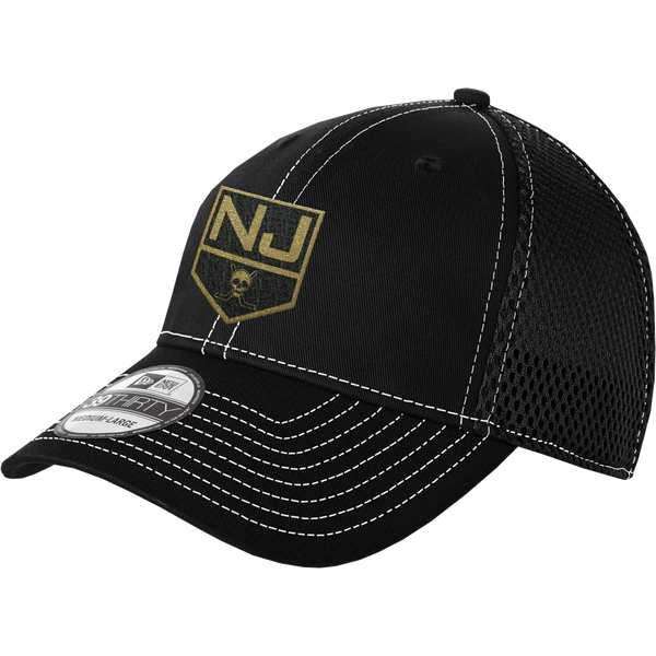 NJ Raiders New Era Stretch Mesh Contrast Stitch Cap