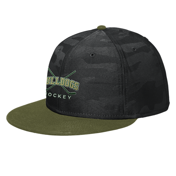 HVM Bulldogs New Era Camo Flat Bill Snapback Cap