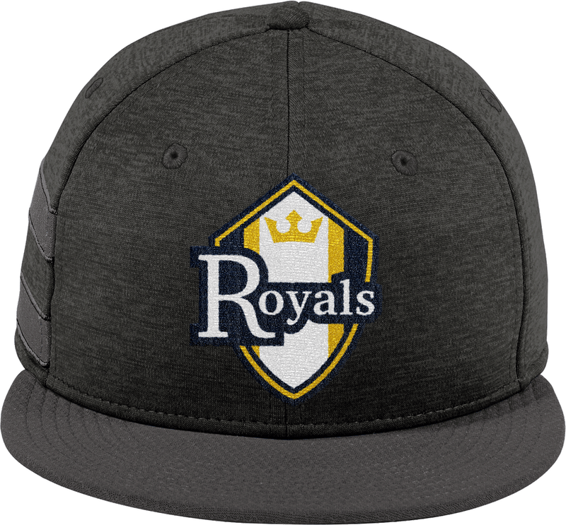 Royals Hockey Club New Era Shadow Heather Striped Flat Bill Snapback Cap