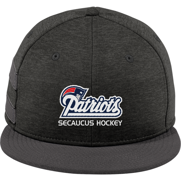 Secaucus Patriots New Era Shadow Heather Striped Flat Bill Snapback Cap