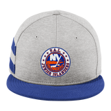 PAL Jr. Islanders New Era Shadow Heather Striped Flat Bill Snapback Cap