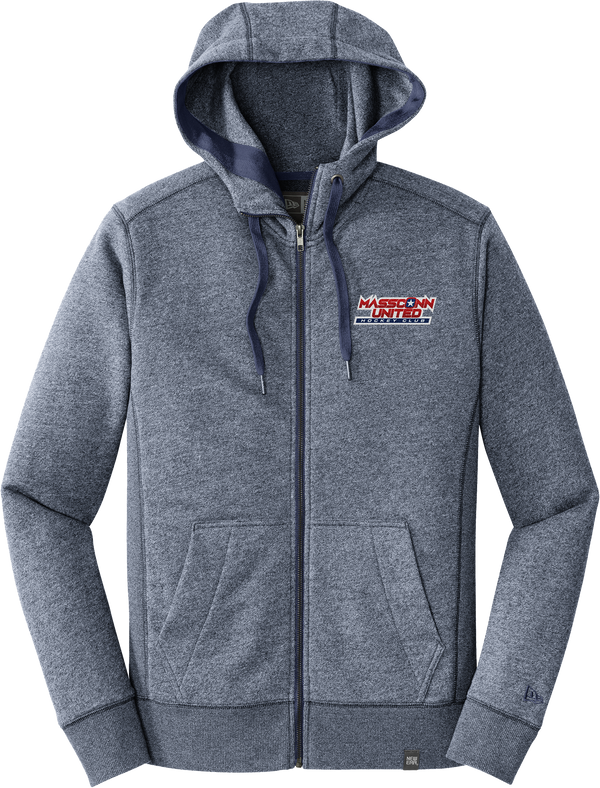 Mass Conn United New Era French Terry Full-Zip Hoodie