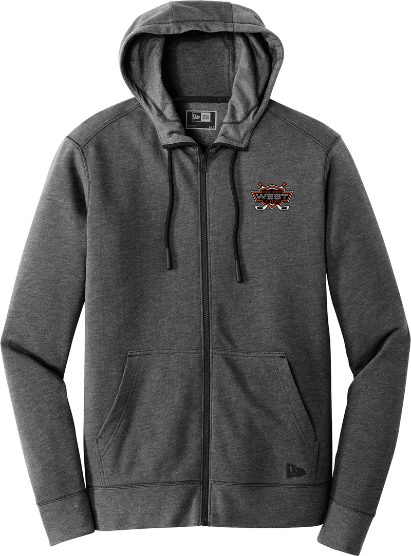 Orange County West New Era Tri-Blend Fleece Full-Zip Hoodie