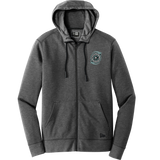 Brooklyn Aviators New Era Tri-Blend Fleece Full-Zip Hoodie