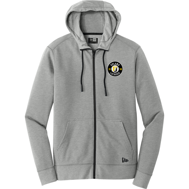 Upland Lacrosse New Era Tri-Blend Fleece Full-Zip Hoodie