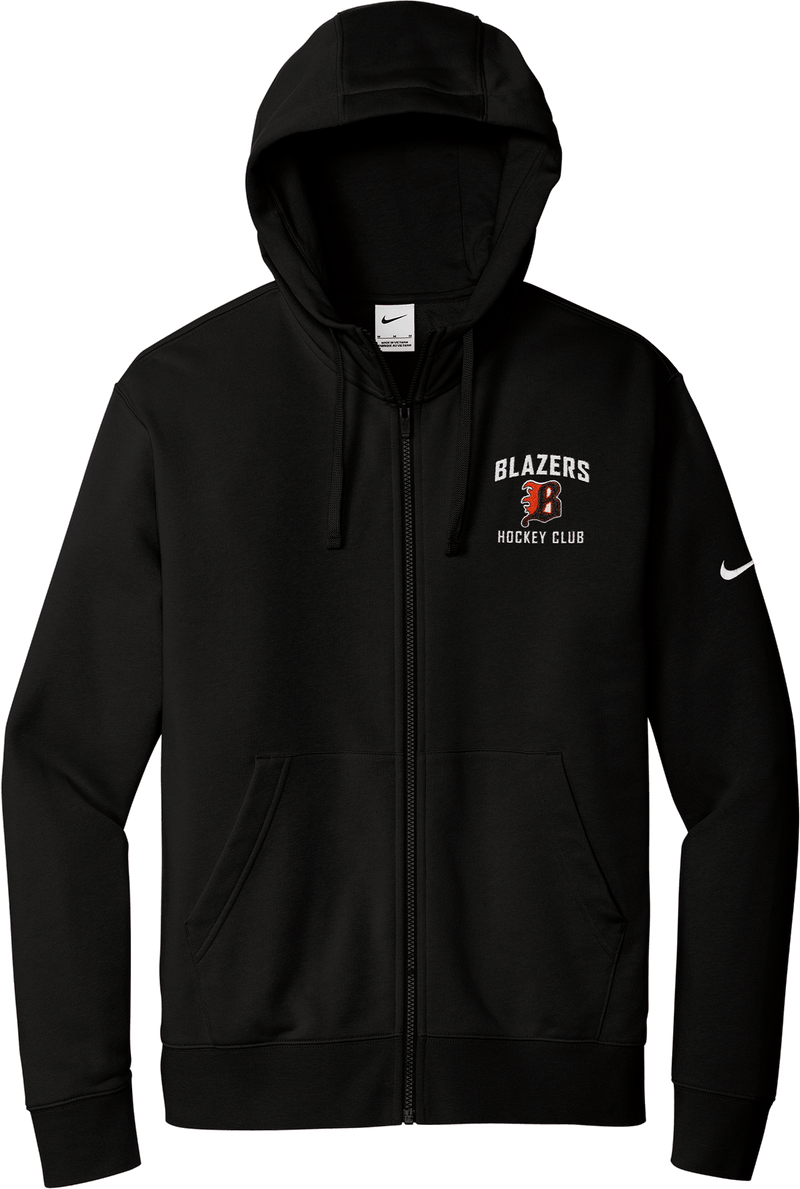 Philadelphia Blazers Nike Club Fleece Sleeve Swoosh Full-Zip Hoodie