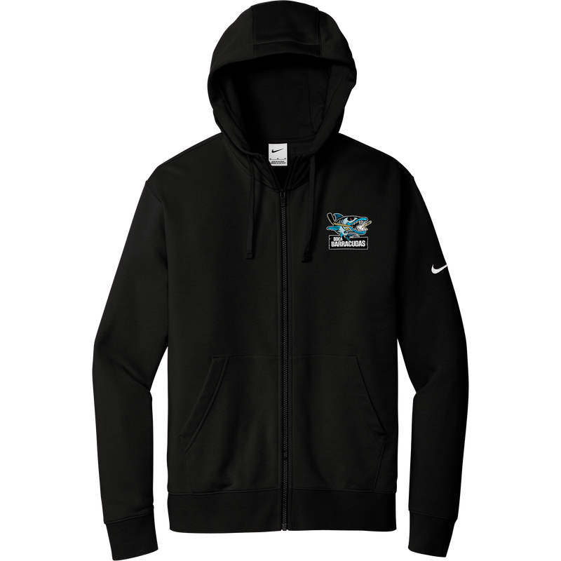 Boca Barracudas Nike Club Fleece Sleeve Swoosh Full-Zip Hoodie