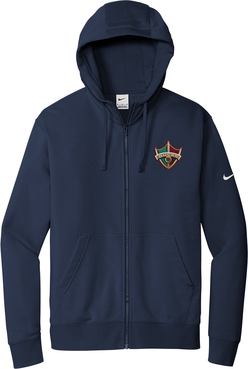 Delaware Ducks Nike Club Fleece Sleeve Swoosh Full-Zip Hoodie