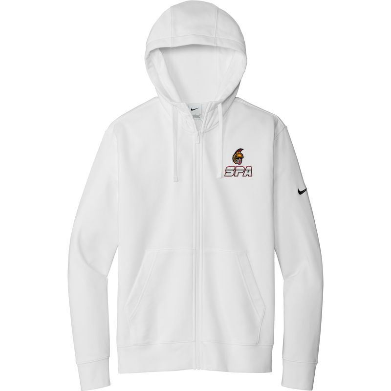 Seacoast Spartans Nike Club Fleece Sleeve Swoosh Full-Zip Hoodie