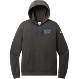 SPF Lacrosse Nike Women's Club Fleece Sleeve Swoosh Pullover Hoodie