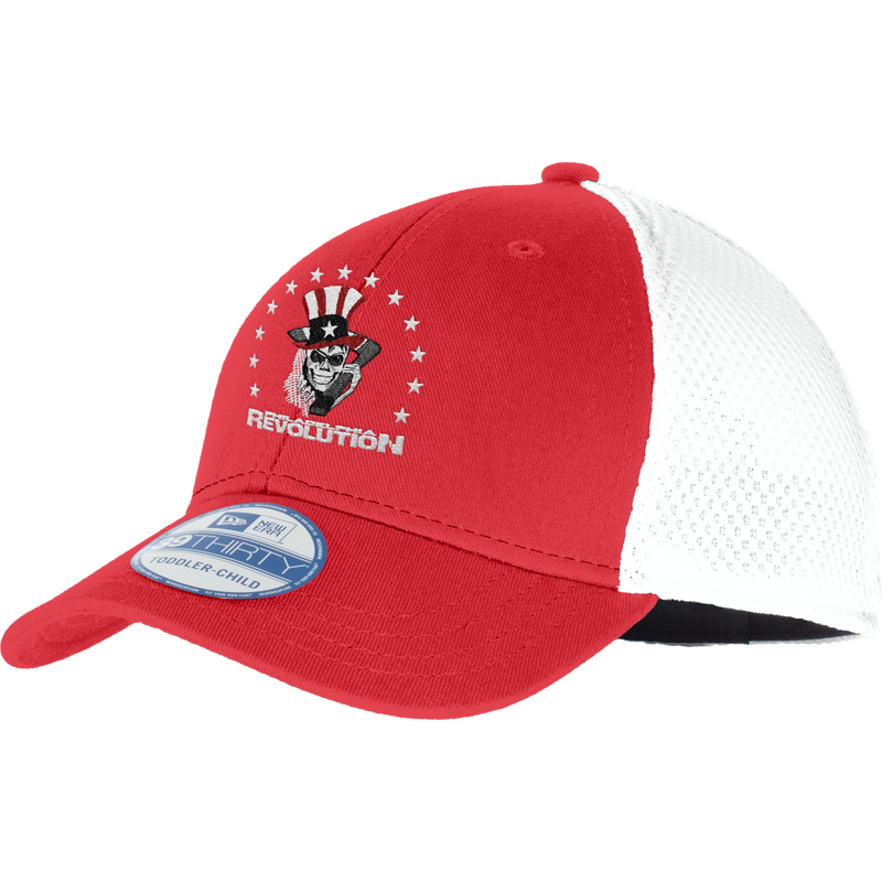 Phila Revolution New Era Youth Stretch Mesh Cap