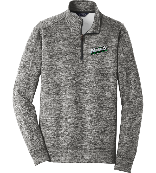 Nitro Soccer PosiCharge Electric Heather Fleece 1/4-Zip Pullover