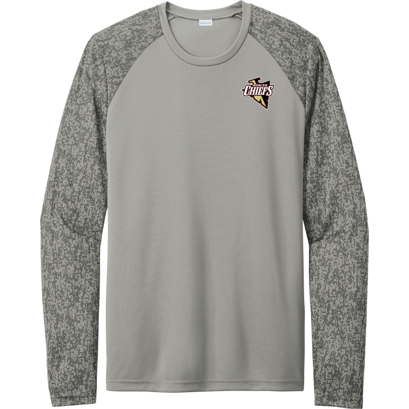 Mercer Chiefs Long Sleeve Digi Camo Tee