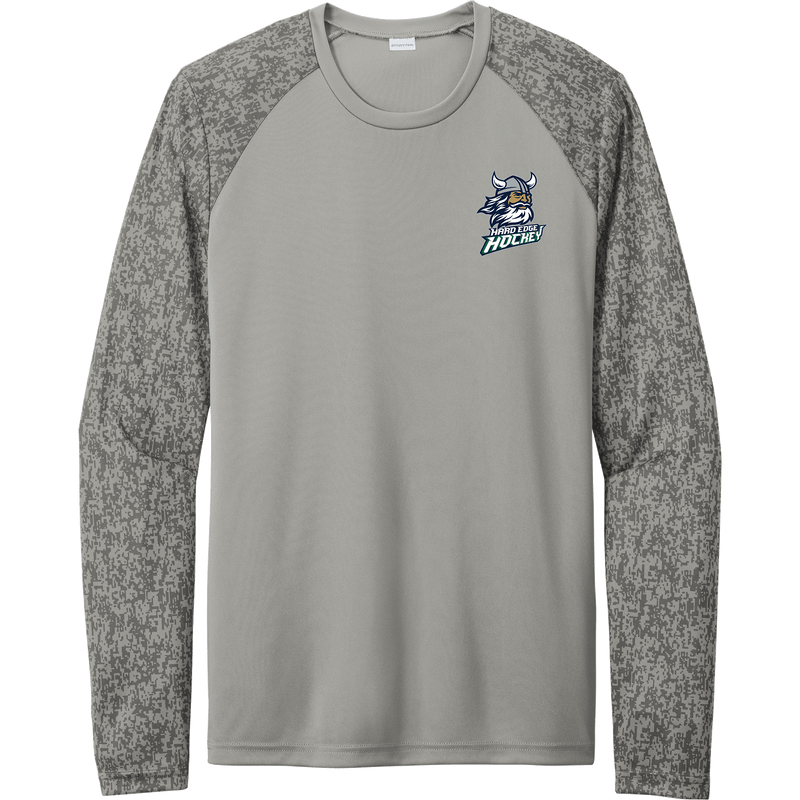 Hard Edge Hockey Long Sleeve Digi Camo Tee