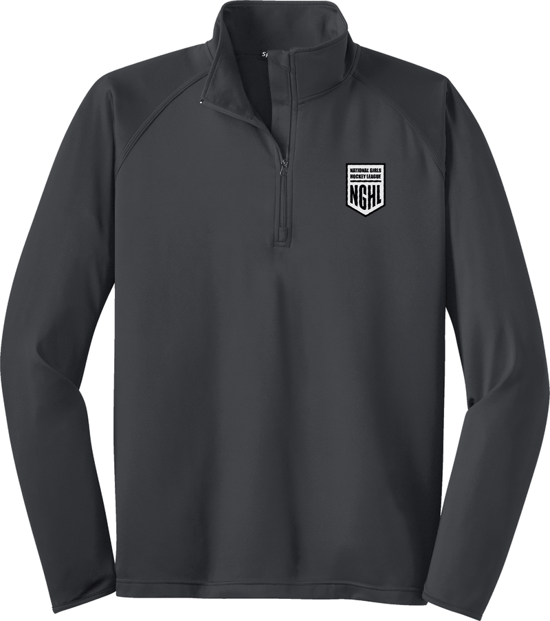 NGHL Sport-Wick Stretch 1/4-Zip Pullover