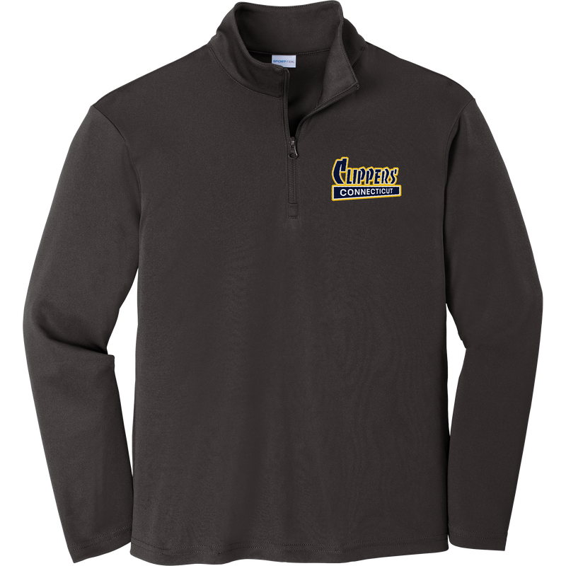 CT Clippers Youth PosiCharge Competitor 1/4-Zip Pullover