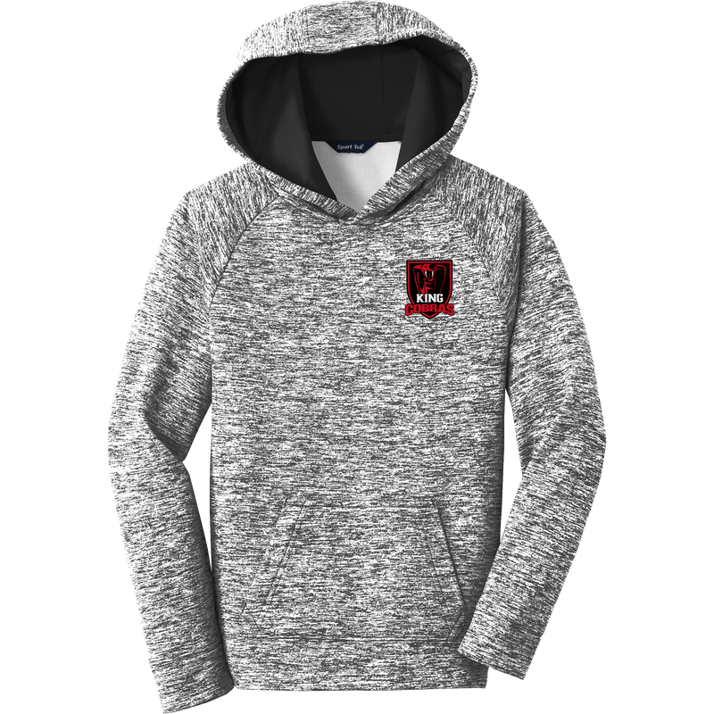 King Cobras Youth PosiCharge Electric Heather Fleece Hooded Pullover